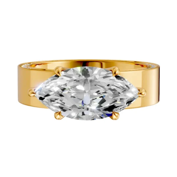 marquise-14k yellow gold|marquise-18k yellow gold
