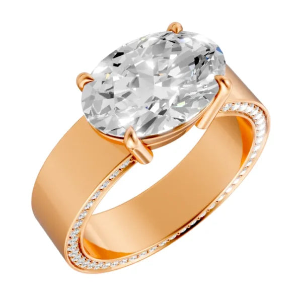 oval-14k rose gold|oval-18k rose gold