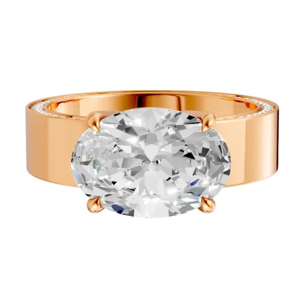oval-14k rose gold|oval-18k rose gold