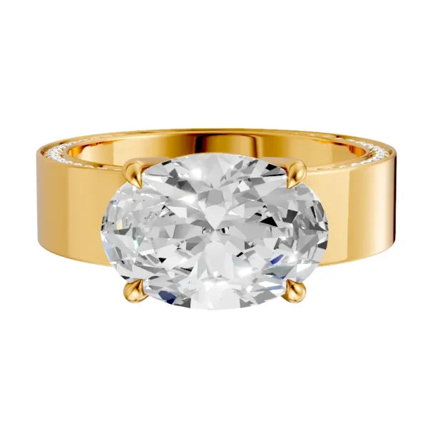 oval-14k yellow gold|oval-18k yellow gold