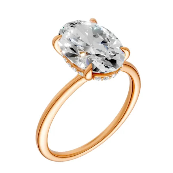 oval-14k rose gold|oval-18k rose gold