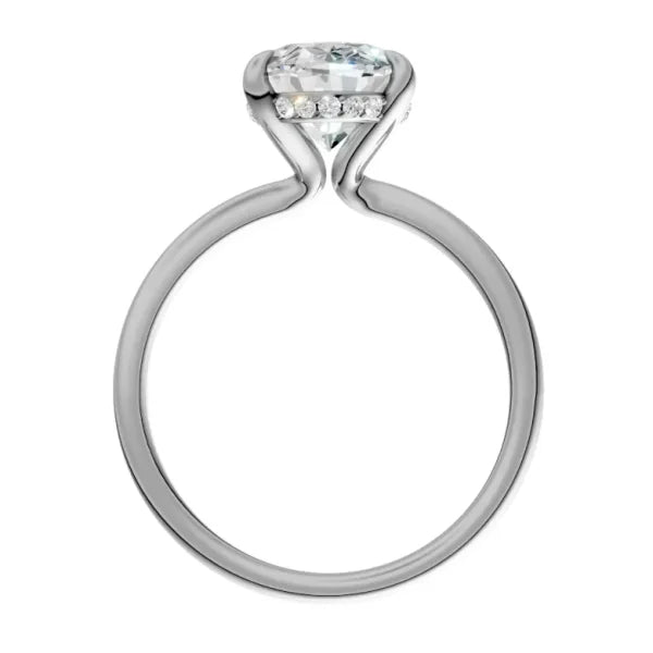 oval-14k white gold|oval-18k white gold| oval-platinum