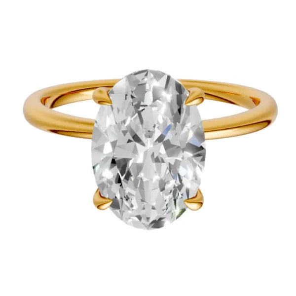 oval-14k yellow gold|oval-18k yellow gold