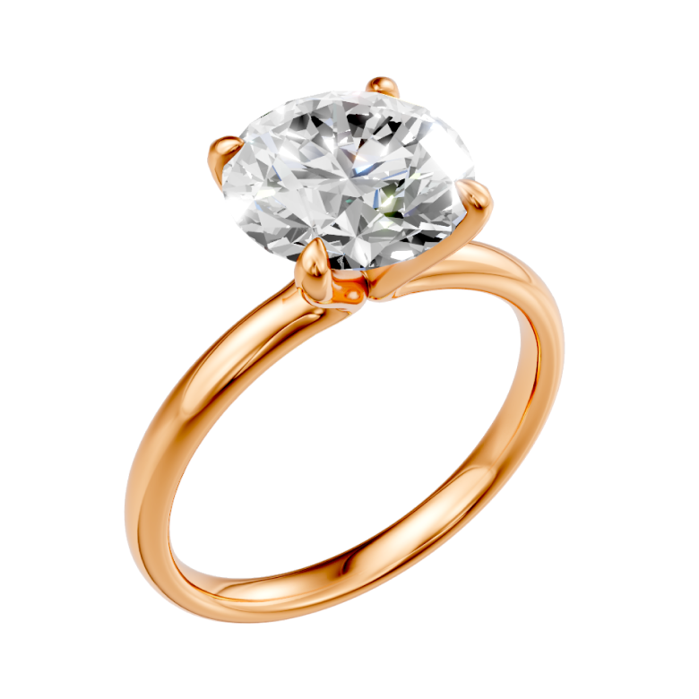 round-14k rose gold|round-18k rose gold