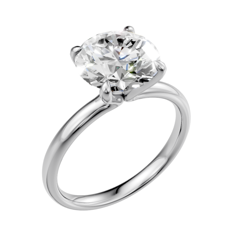 round-14k white gold|round-18k white gold| round-platinum
