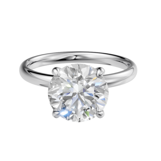 round-14k white gold|round-18k white gold| round-platinum