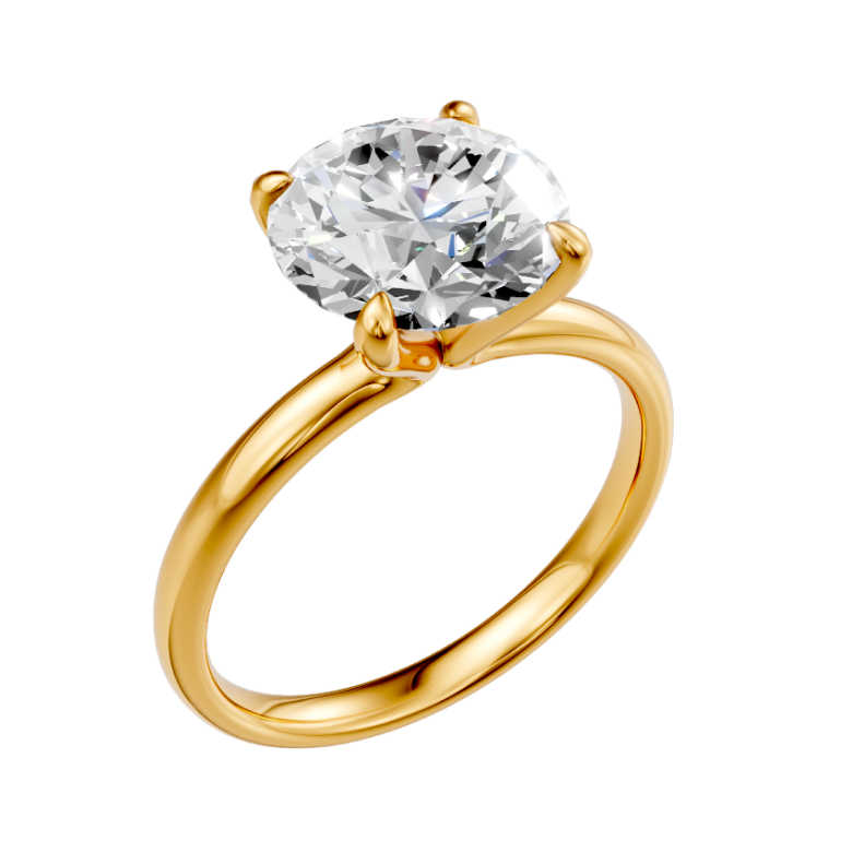 round-14k yellow gold|round-18k yellow gold