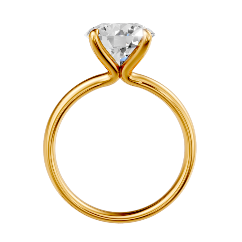round-14k yellow gold|round-18k yellow gold