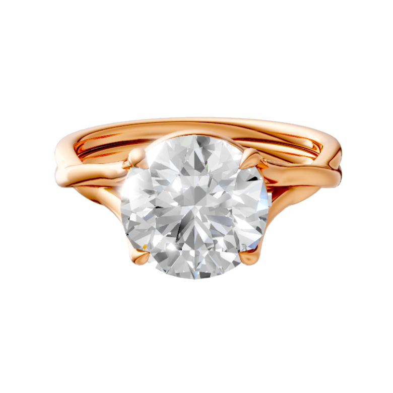 round-14k rose gold|round-18k rose gold