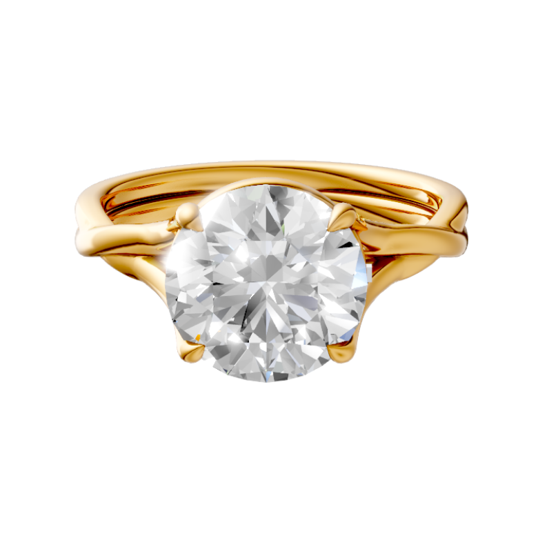 round-14k yellow gold|round-18k yellow gold