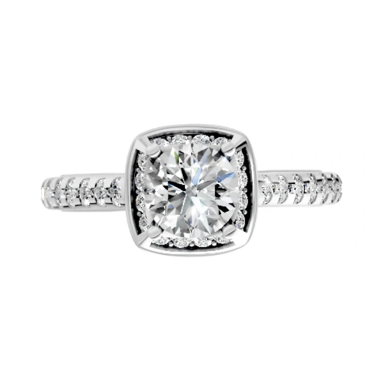 round-14k white gold|round-18k white gold|round-platinum