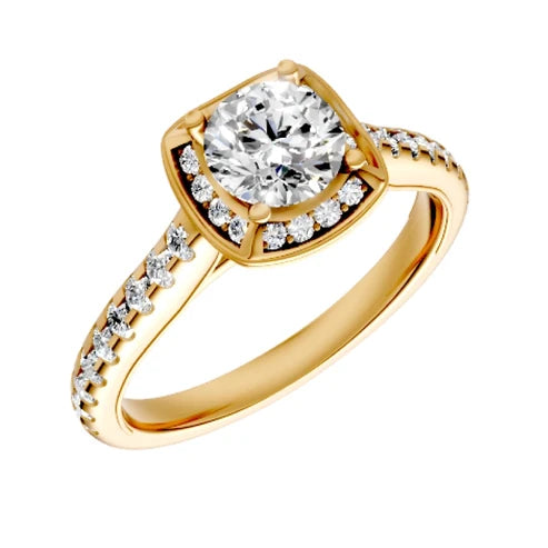 round-14K Yellow  Gold
