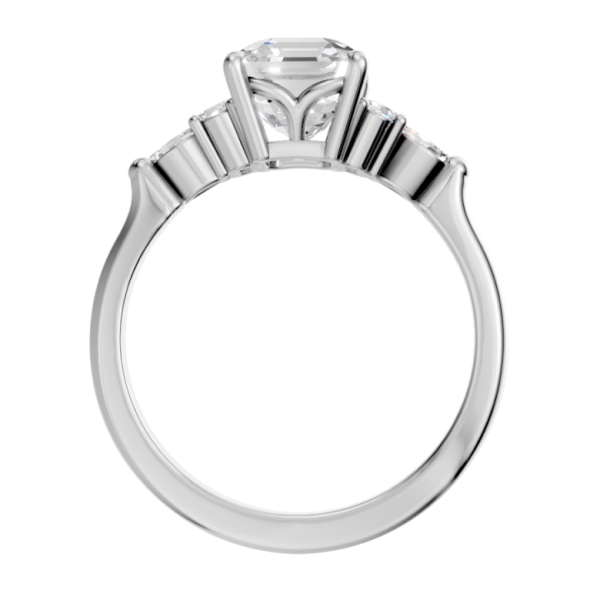 asscher-14k white gold| asscher-18k white gold| asscher-platinum