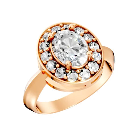 round-14K Rose Gold