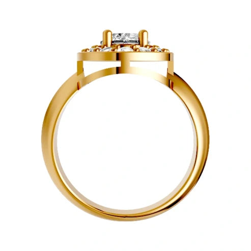 round-14K Yellow Gold