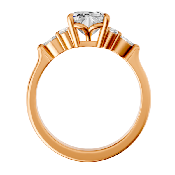 emerald-14k rose gold|emerald-18k rose gold