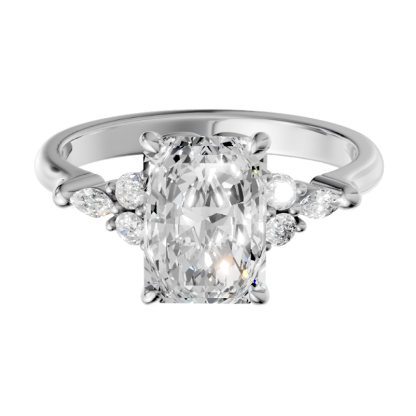 emerald -14k white gold| emerald -18k white gold| emerald-platinum