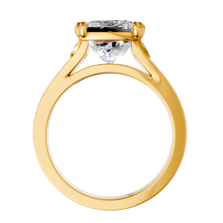 princess-14k yellow gold|princess-18k yellow gold