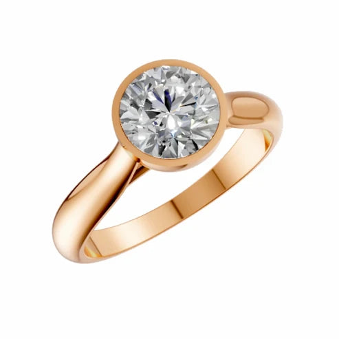 round-14K Rose Gold