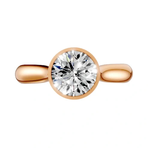 round-14K Rose Gold