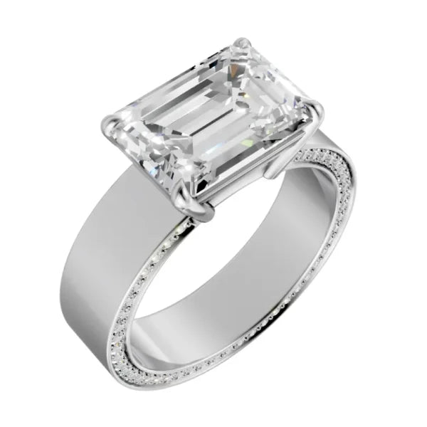 emerald-14k white gold|emerald-18k white gold| emerald-platinum