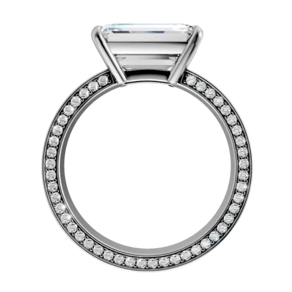 emerald-14k white gold|emerald-18k white gold| emerald-platinum