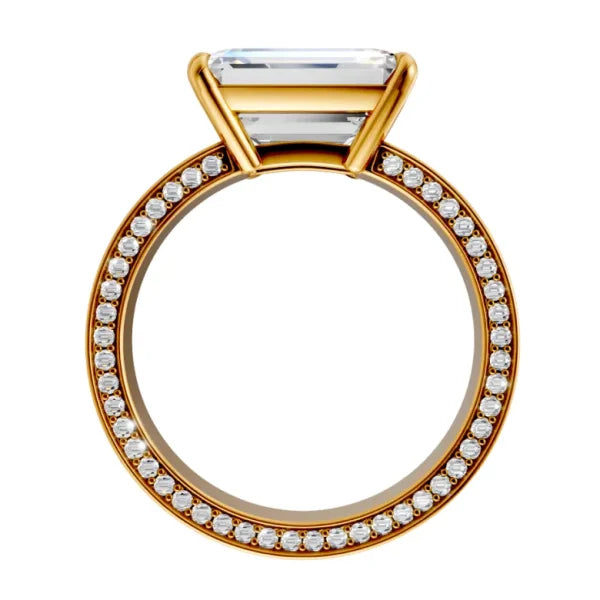 emerald-14k yellow gold|emerald-18k yellow gold
