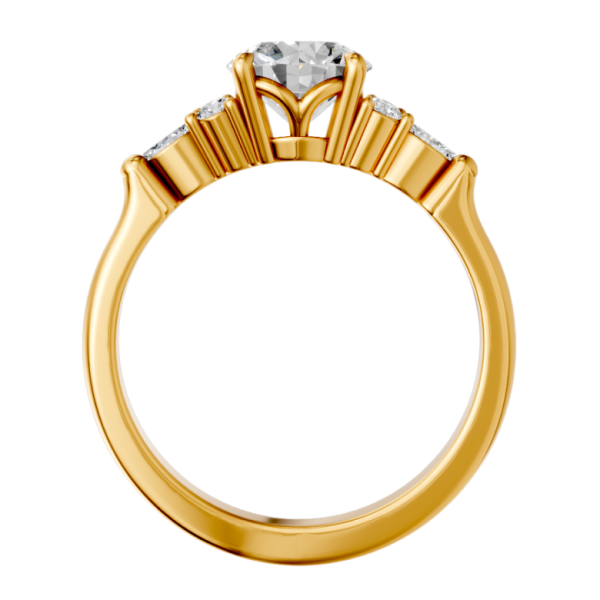 round-14k yellow gold|round-18k yellow gold