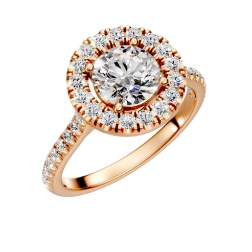 round-14K Rose Gold