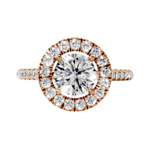round-14K Rose Gold