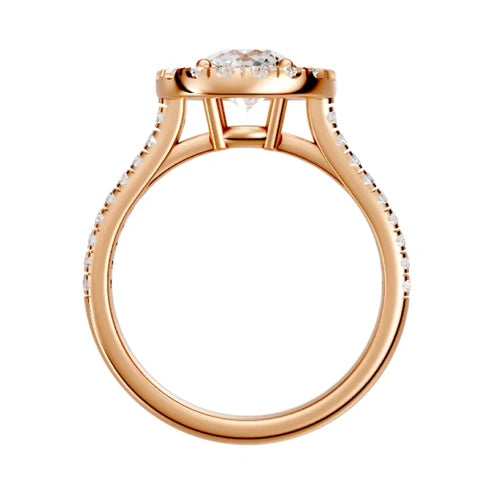 round-14K Rose Gold