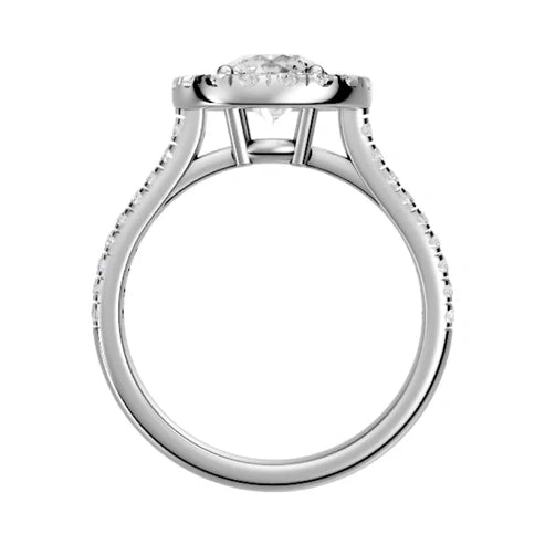 round-14K White Gold