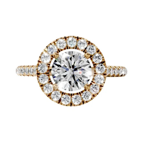 round-14K Yellow Gold
