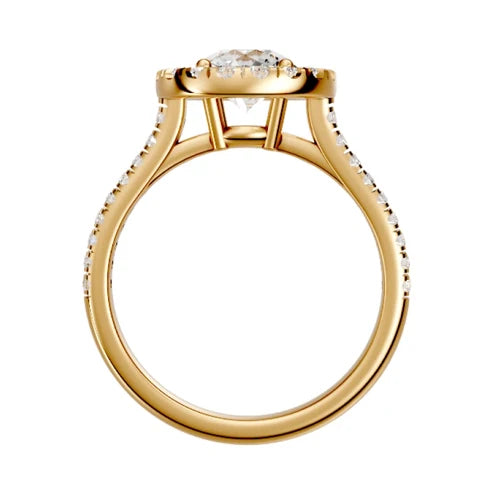 round-14K Yellow Gold