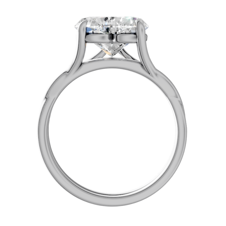 heart-14k white gold|heart-18k white gold| heart-platinum