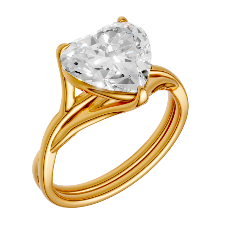 heart-14k yellow gold|heart-18k yellow gold