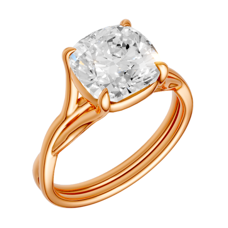 cushion-14k rose gold|cushion-18k rose gold