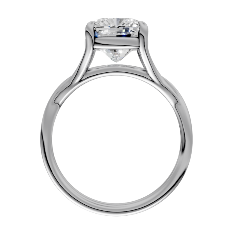 cushion-14k white gold|cushion-18k white gold| cushion-platinum