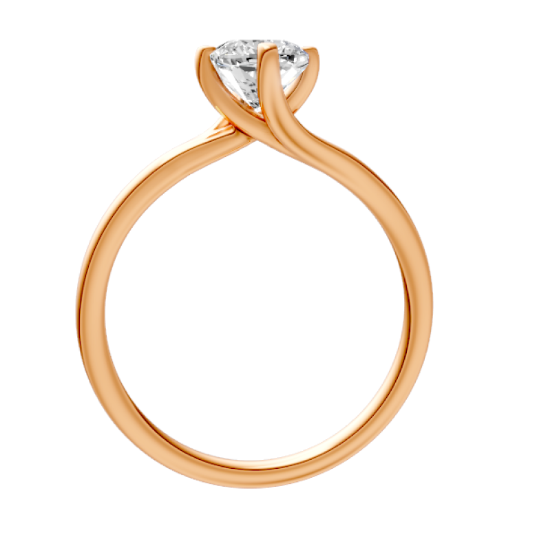 round-14k rose gold|round-18k rose gold