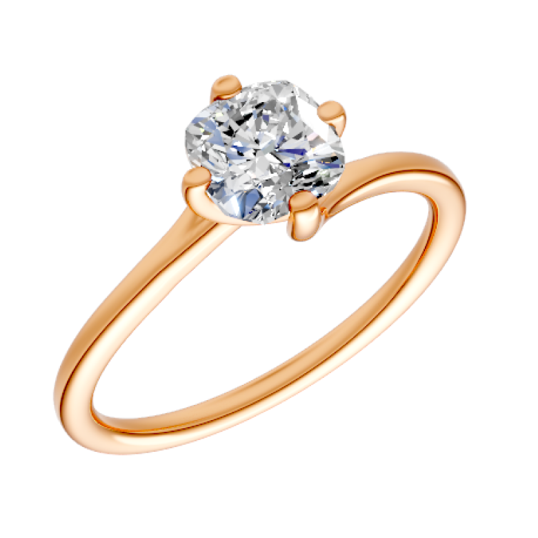 round-14k rose gold|round-18k rose gold