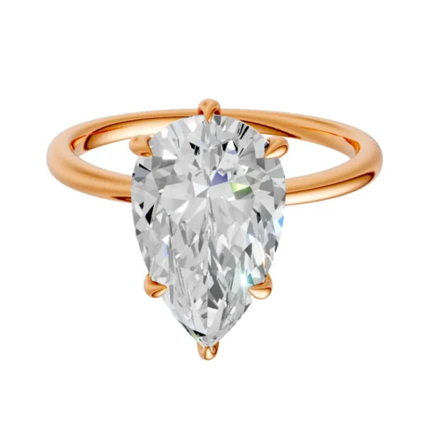 pear-14k rose gold|pear-18k rose gold