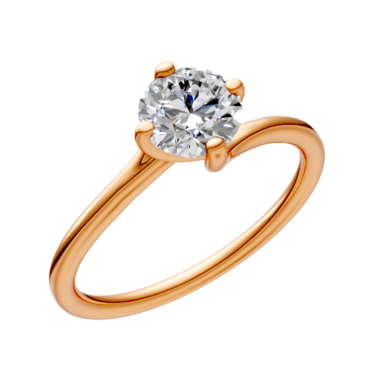 round-14k rose gold|round-18k rose gold