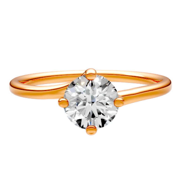 round-14k rose gold|round-18k rose gold