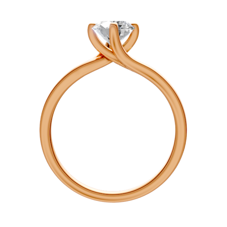 round-14k rose gold|round-18k rose gold