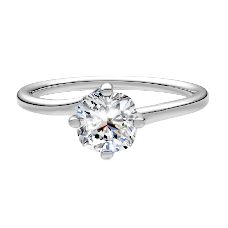 round-14k white gold|round-18k white gold| round-platinum