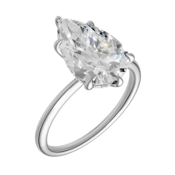 pear-14k white gold|pear-18k white gold| pear-platinum