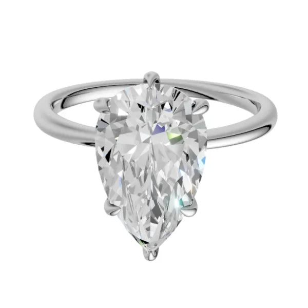 pear-14k white gold|pear-18k white gold| pear-platinum
