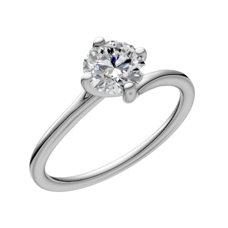 round-14k white gold|round-18k white gold| round-platinum
