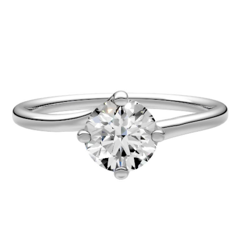 round-14k white gold|round-18k white gold| round-platinum
