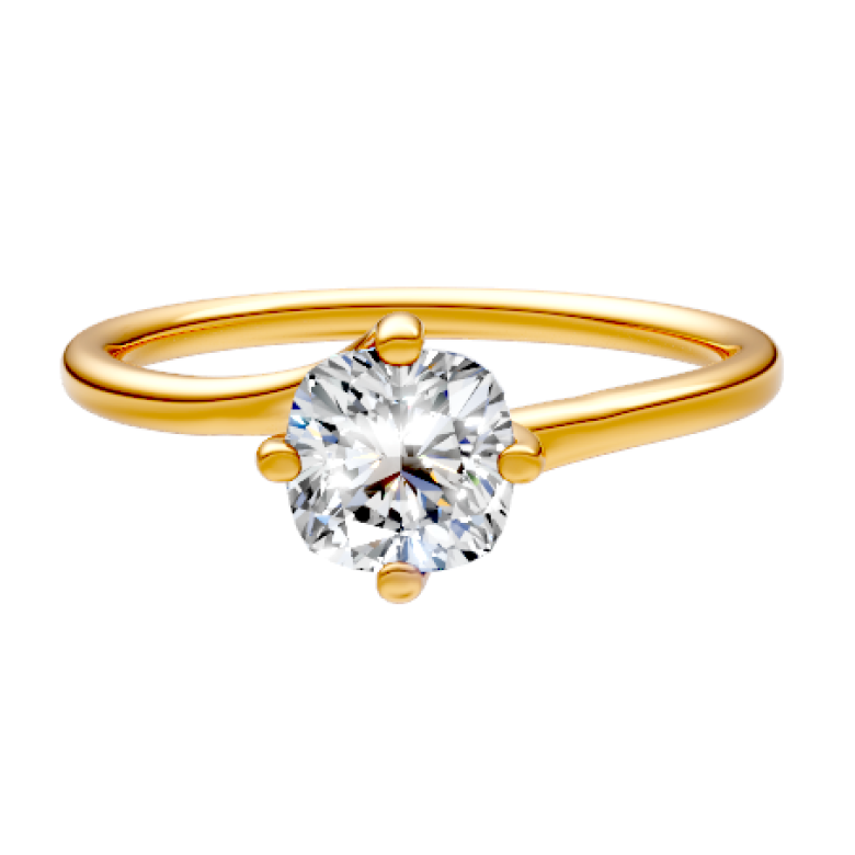 round-14k yellow gold|round-18k yellow gold